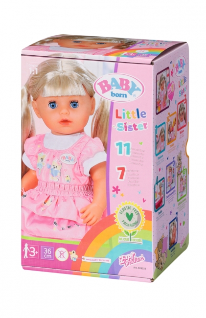 heroïsch kijken Parel BABY BORN doll Kindergarten little sister 36 | XS Leksaker