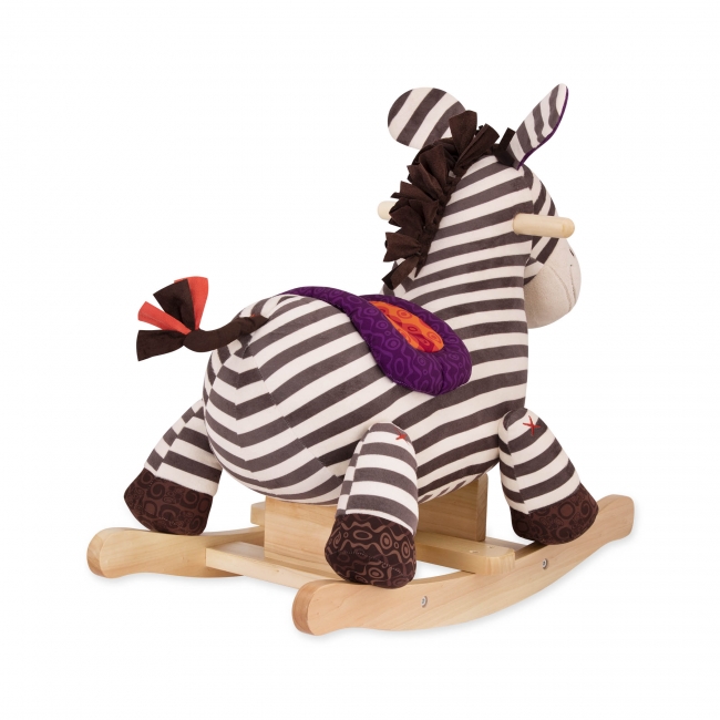 zebra rocking horse