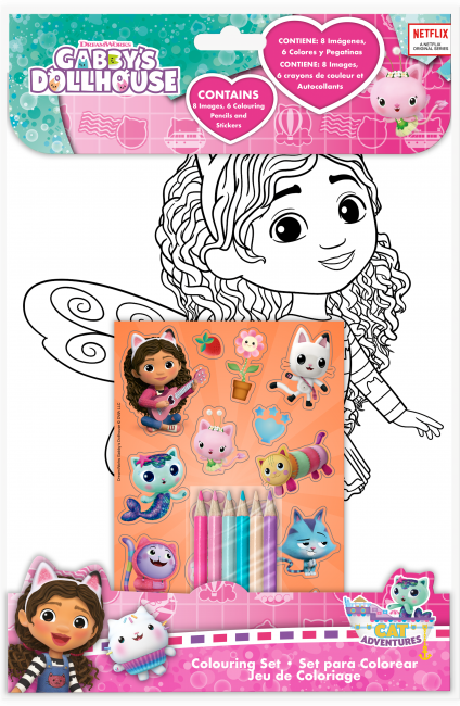 Gabby'S Dollhouse Stickers-Set