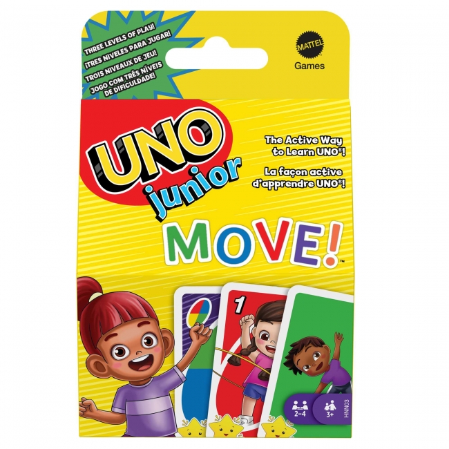 UNO Junior Move! kortspel med rörelse | XS Leksaker | XS Leksaker