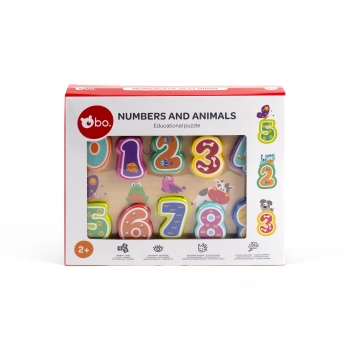 Wooden Puzzle - Numbers 