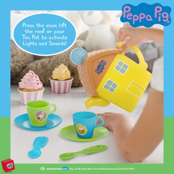 Peppa pig deluxe house cheap tea set