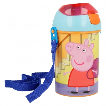 Stor | Peppa Pig 620ml Water Bottle for Kids, School Drinks Bottle Made of  Durable Tritan, Bpa, Peppa Pig Haze