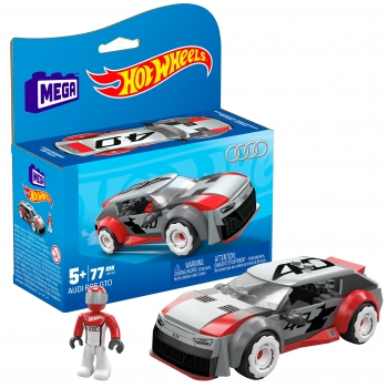 Hot Wheels Mega Transporteur Rouge et Noir, Cami…